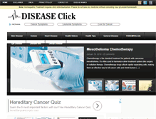 Tablet Screenshot of diseaseclick.com